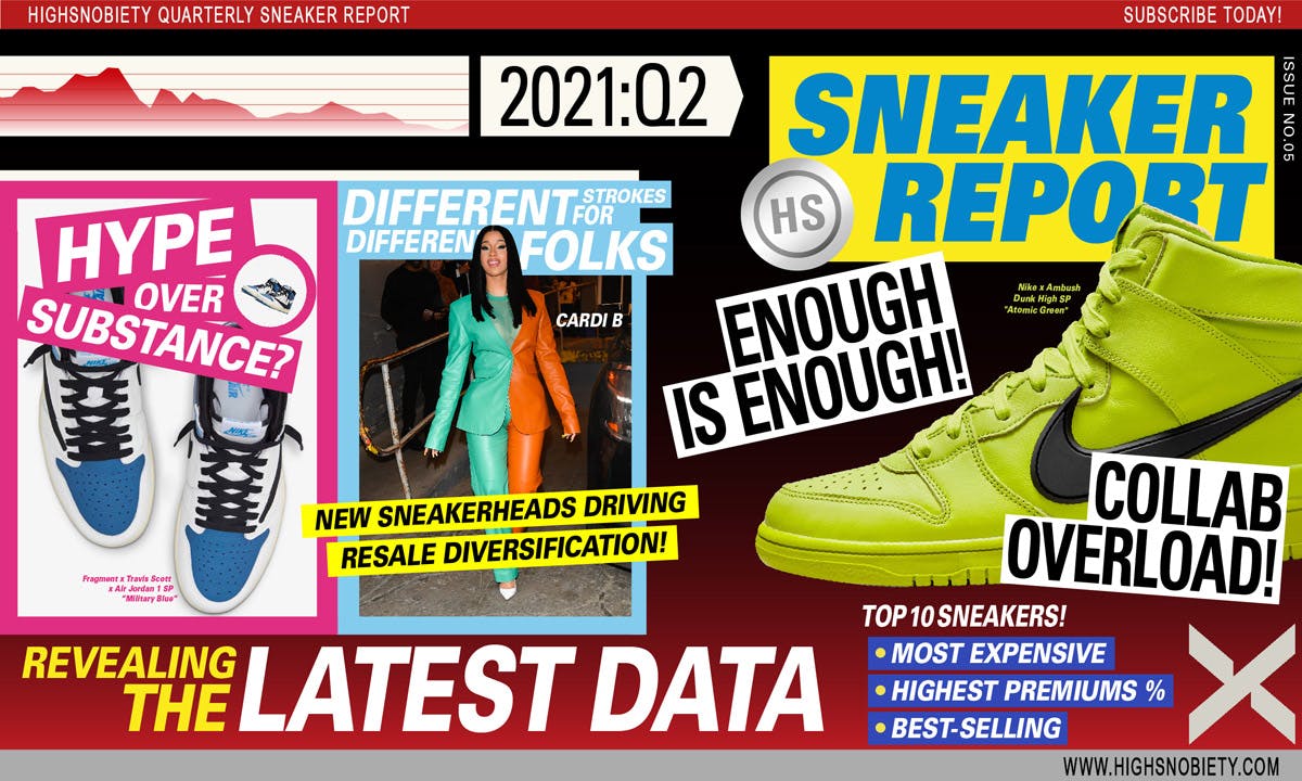 Highsnobiety Sneaker Report Q2 2021